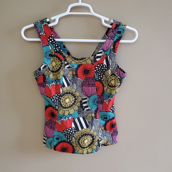 Marimekko x Banana Republic Peplum top sz 6 - Picture 4 of 7